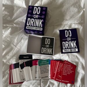 Do or Drink: Naughty Edition Card Game - Adult Party Game for Couples